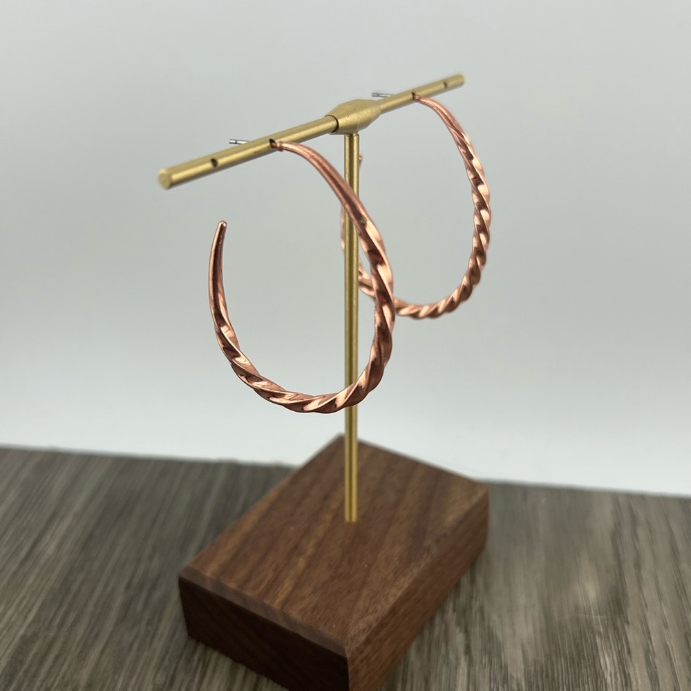 Twisted  Hoop Earrings